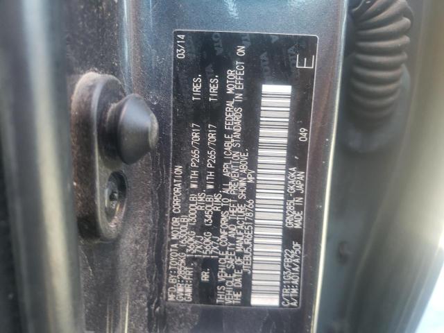 Photo 10 from auction – 2014 TOYOTA 4RUNNER SR with VIN JTEBU5JR6E5178766