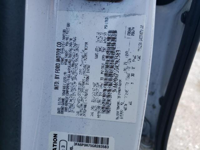 Photo 10 from auction – 2016 FORD FUSION SE with VIN 3FA6P0H75GR283583