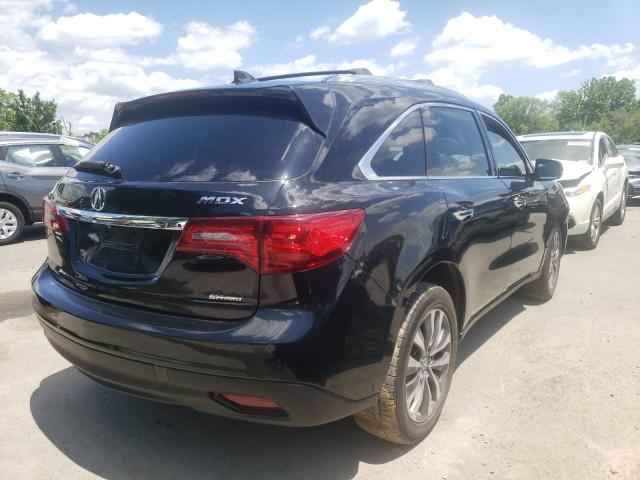 Photo 4 from auction – 2016 ACURA MDX TECHNO with VIN 5FRYD4H49GB029996