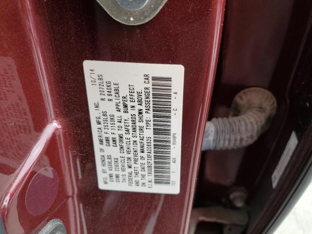 Photo 10 from auction – 2015 ACURA TLX with VIN 19UUB2F3XFA006935