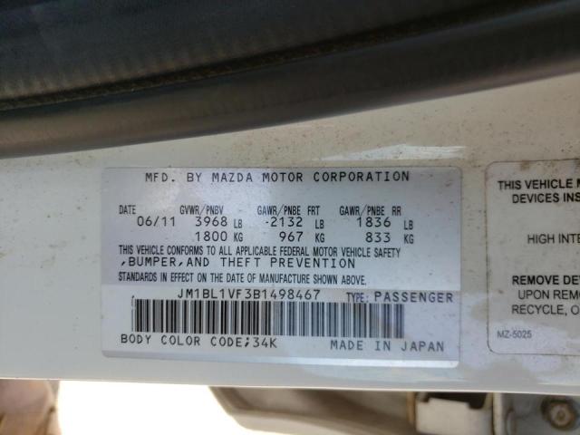 Photo 10 from auction – 2011 MAZDA 3 I with VIN JM1BL1VF3B1498467