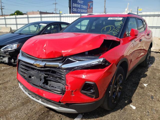 Photo 2 from auction – 2020 CHEVROLET BLAZER 2LT with VIN 3GNKBCRS2LS606431