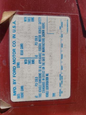 Photo 10 from auction – 1986 FORD F150 with VIN 1FTEF14N6GPB78402