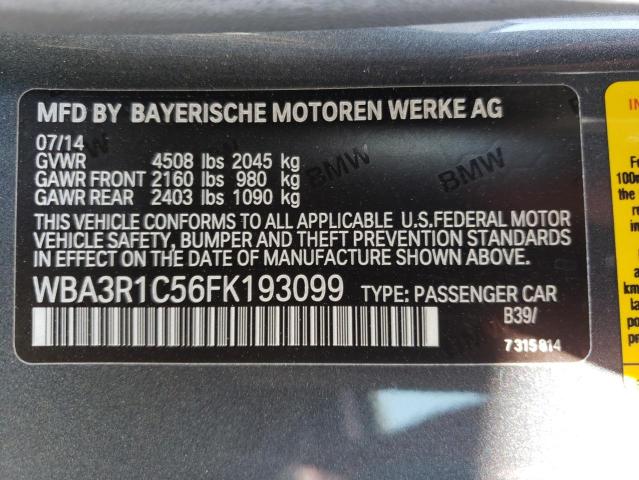 Photo 10 from auction – 2015 BMW 435 I with VIN WBA3R1C56FK193099