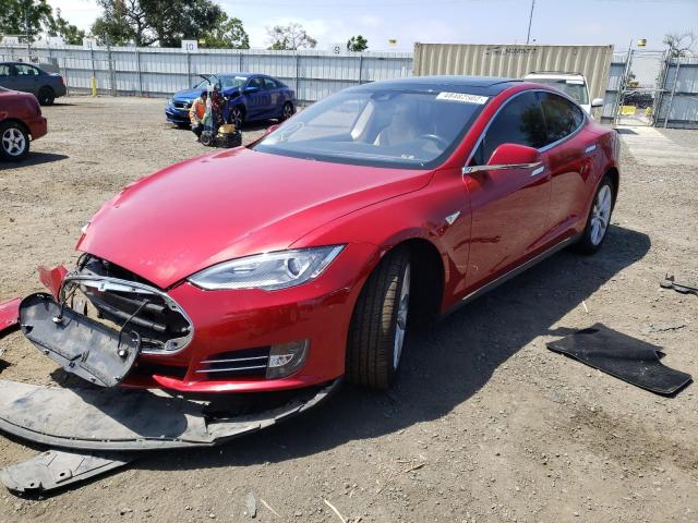 Photo 2 from auction – 2015 TESLA MODEL S with VIN 5YJSA1E16FF117931