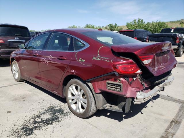 Photo 3 from auction – 2015 CHRYSLER 200 LIMITE with VIN 1C3CCCABXFN660410