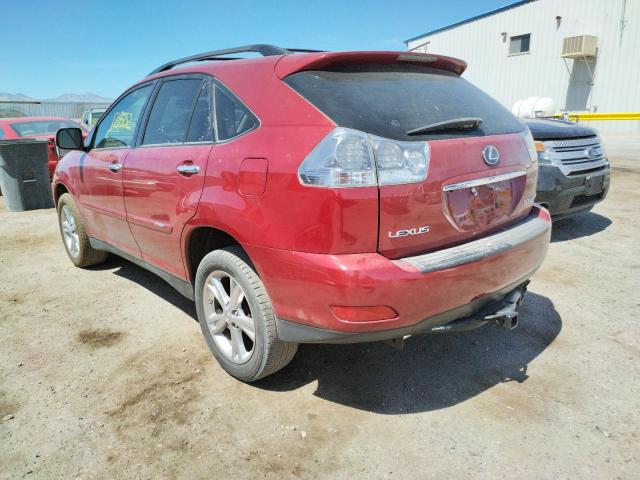 Photo 3 from auction – 2008 LEXUS RX 400H with VIN JTJHW31U182046101