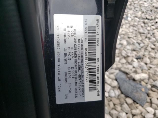 Photo 10 from auction – 2013 MAZDA 3 I with VIN JM1BL1U76D1828938