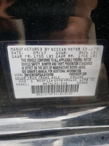 Photo 10 from auction – 2018 NISSAN VERSA S with VIN 3N1CN7AP3JL813150