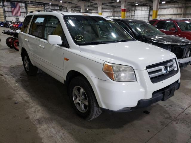 HONDA PILOT EXL 2007 with VIN 5FNYF28557B040731 - Photo from auction