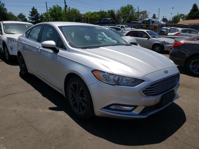 FORD FUSION SE 2018 with VIN 3FA6P0HD5JR204183 - Photo from auction