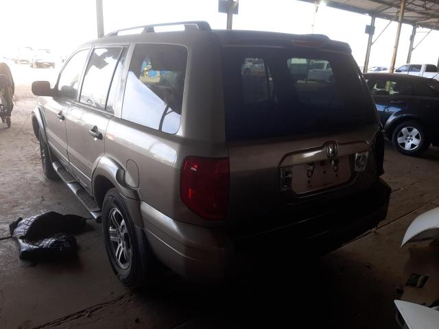 Photo 3 from auction – 2004 HONDA PILOT EXL with VIN 2HKYF18624H514070