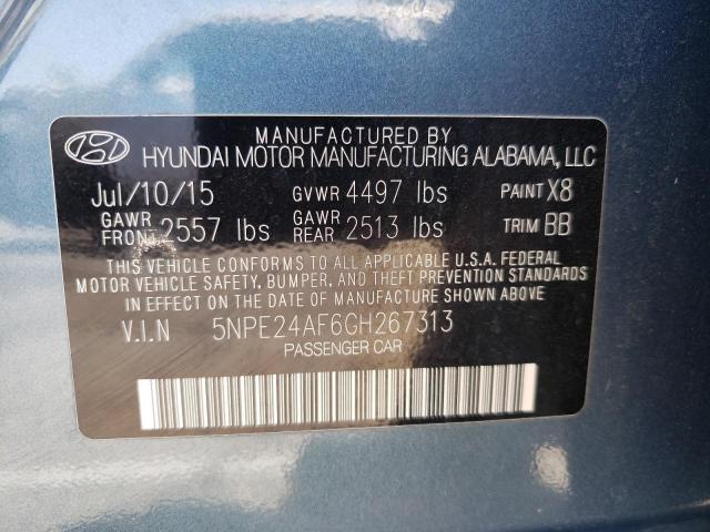 Photo 10 from auction – 2016 HYUNDAI SONATA SE with VIN 5NPE24AF6GH267313