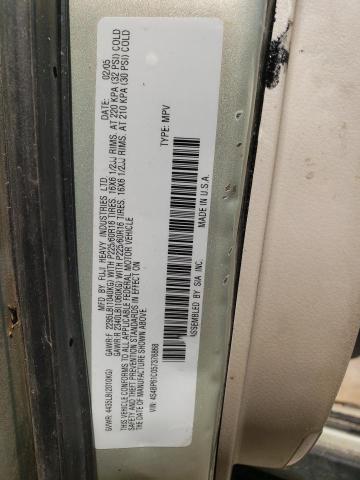 Photo 10 from auction – 2005 SUBARU LEGACY OUT with VIN 4S4BP61C057376868
