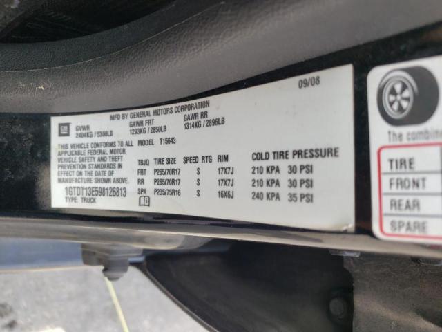 Photo 10 from auction – 2009 GMC CANYON with VIN 1GTDT13E598126813