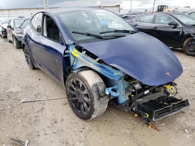 TESLA MODEL Y 2021 with VIN 5YJYGDEE5MF143253 - Photo from auction