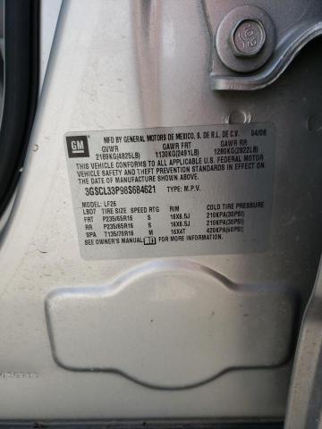 Photo 10 from auction – 2008 SATURN VUE XE with VIN 3GSCL33P98S684621