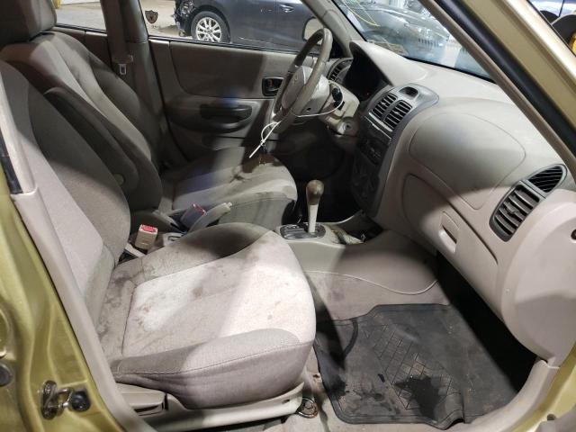 Photo 5 from auction – 2002 HYUNDAI ACCENT GL with VIN KMHCG45C82U326879