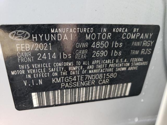 Photo 10 from auction – 2022 GENESIS G70 BASE with VIN KMTG54TE7NU081580