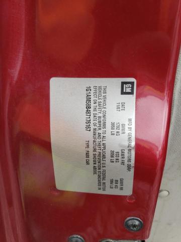 Photo 10 from auction – 2008 CHEVROLET COBALT SPO with VIN 1G1AM58B487176167