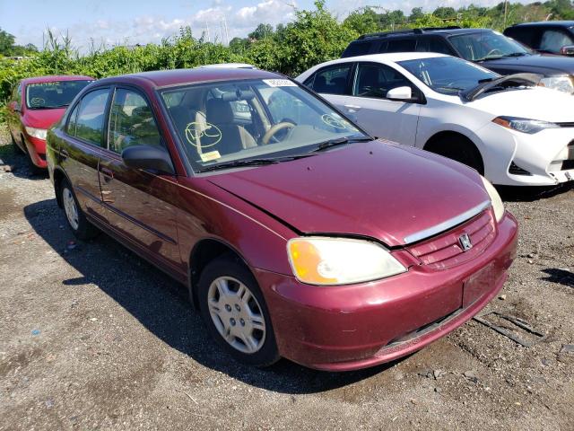 Photo 1 from auction – 2002 HONDA CIVIC LX with VIN 1HGES16562L058612