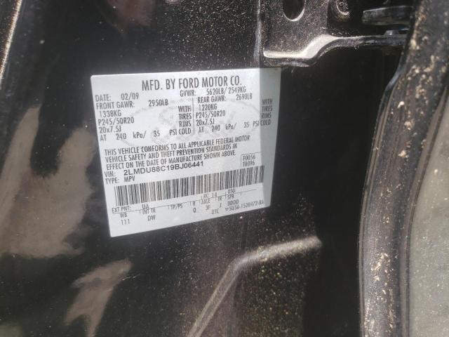 Photo 10 from auction – 2009 LINCOLN MKX with VIN 2LMDU88C19BJ06441