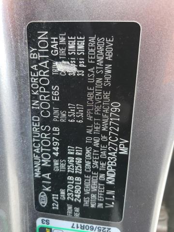 Photo 10 from auction – 2012 KIA SPORTAGE B with VIN KNDPB3A27C7271790