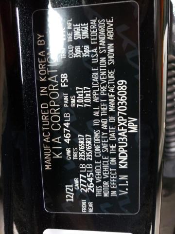 Photo 10 from auction – 2023 KIA SPORTAGE L with VIN KNDPU3AFXP7036089