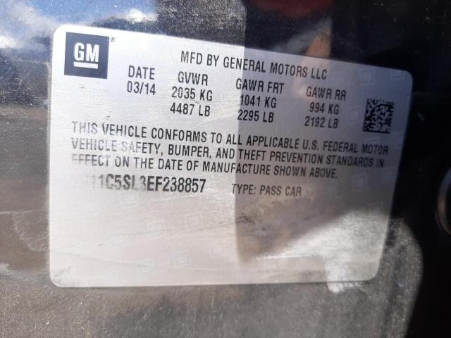 Photo 10 from auction – 2014 CHEVROLET MALIBU 1LT with VIN 1G11C5SL3EF238857