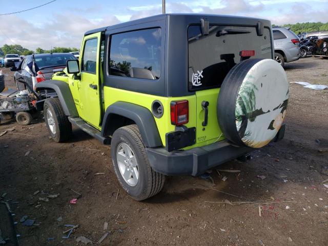 Photo 3 from auction – 2017 JEEP WRANGLER S with VIN 1C4AJWAG3HL529694