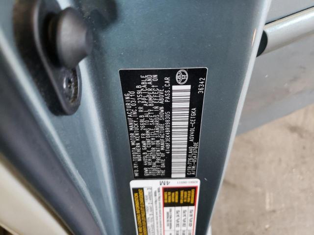 Photo 10 from auction – 2011 TOYOTA CAMRY BASE with VIN 4T4BF3EK4BR098305