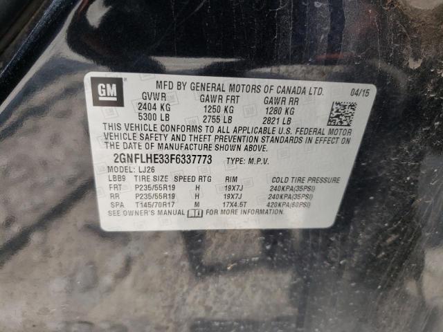 Photo 10 from auction – 2015 CHEVROLET EQUINOX LT with VIN 2GNFLHE33F6337773