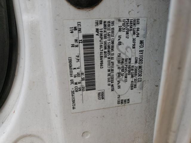 Photo 10 from auction – 2004 FORD EXPEDITION with VIN 1FMPU16L74LB69863