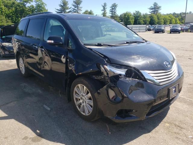 TOYOTA SIENNA XLE 2017 with VIN 5TDDZ3DC4HS183487 - Photo from auction