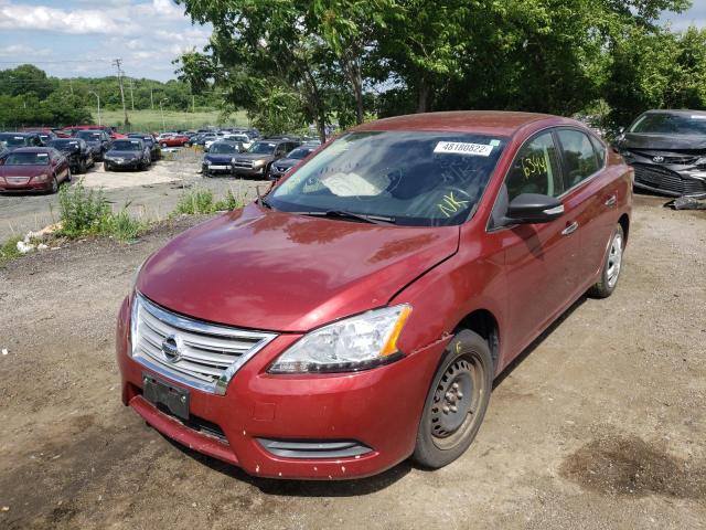 Photo 2 from auction – 2015 NISSAN SENTRA S with VIN 3N1AB7AP9FL664198
