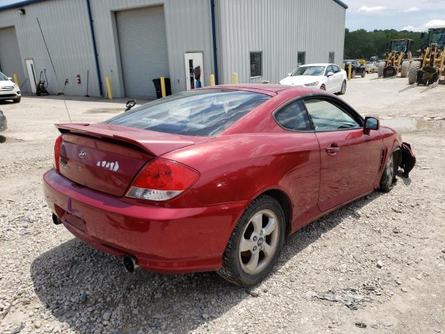 Photo 4 from auction – 2005 HYUNDAI TIBURON with VIN KMHHM65D05U162745