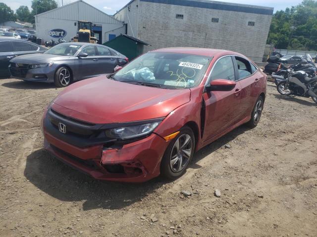 Photo 2 from auction – 2019 HONDA CIVIC LX with VIN 19XFC2F67KE215331