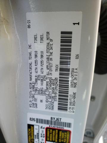 Photo 10 from auction – 2021 TOYOTA TUNDRA DOU with VIN 5TFRY5F12MX294205