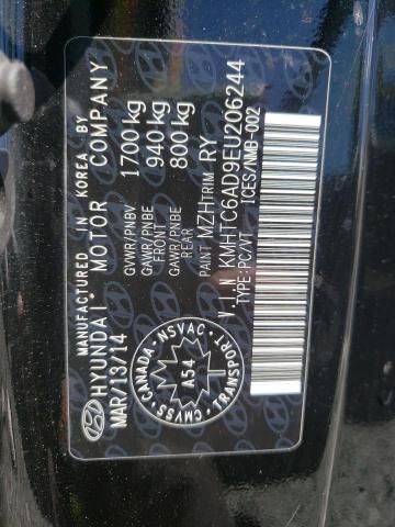 Photo 10 from auction – 2014 HYUNDAI VELOSTER with VIN KMHTC6AD9EU206244