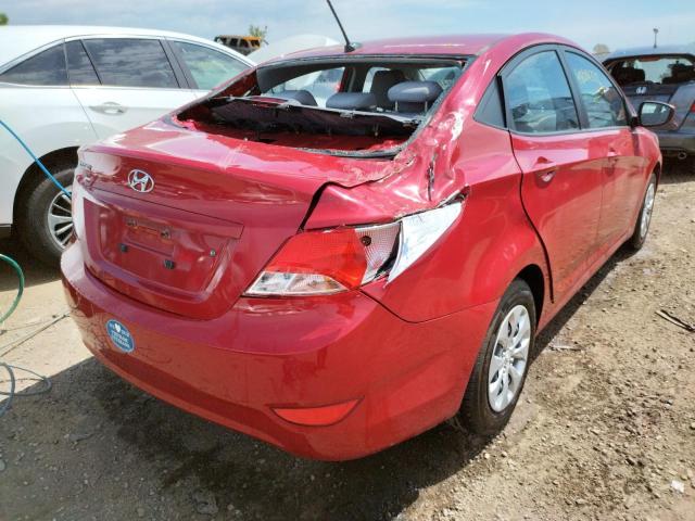 Photo 4 from auction – 2016 HYUNDAI ACCENT SE with VIN KMHCT4AE7GU083091