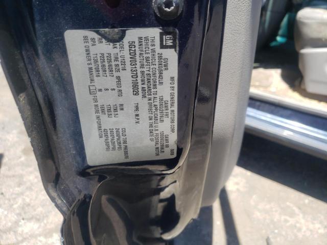 Photo 10 from auction – 2007 SATURN RELAY with VIN 5GZDV03137D106029