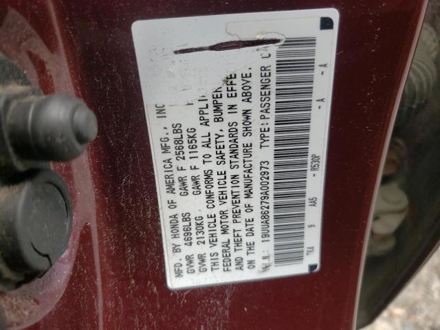 Photo 10 from auction – 2009 ACURA TL with VIN 19UUA86279A002973
