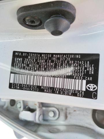 Photo 10 from auction – 2020 TOYOTA COROLLA LE with VIN 5YFEPRAE9LP145581