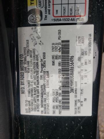 Photo 10 from auction – 2010 MERCURY MILAN PREM with VIN 3MEHM0JG8AR656496