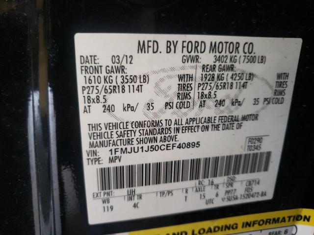 Photo 10 from auction – 2012 FORD EXPEDITION with VIN 1FMJU1J50CEF40895