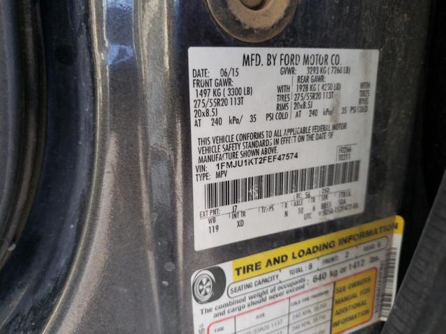 Photo 10 from auction – 2015 FORD EXPEDITION with VIN 1FMJU1KT2FEF47574