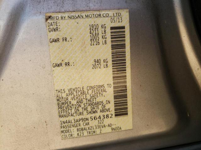 Photo 10 from auction – 2013 NISSAN ALTIMA 2.5 with VIN 1N4AL3AP9DN564382