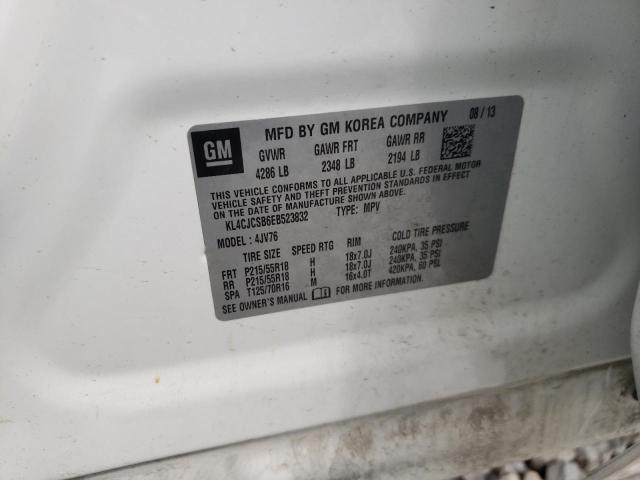 Photo 10 from auction – 2014 BUICK ENCORE with VIN KL4CJCSB6EB523832