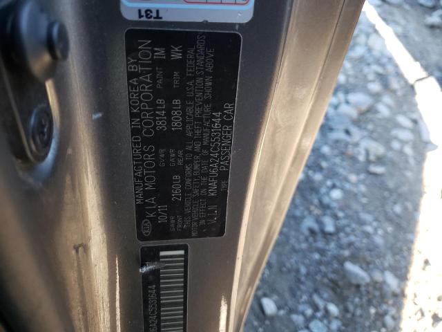 Photo 10 from auction – 2012 KIA FORTE EX with VIN KNAFU6A24C5531644