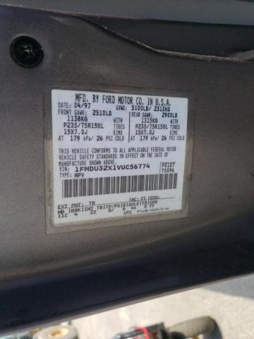 Photo 10 from auction – 1997 FORD EXPLORER with VIN 1FMDU32X1VUC56774